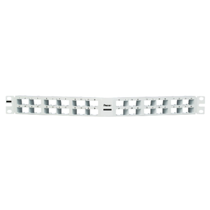 48 Port Mini-Com High Density Flush Mount Angled Modular Patch Panel 1RU CPPA48HDEWWH