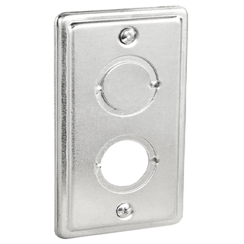 Práctica tapa de caja con dos orificios de 2-1/2