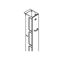 45U Single Sided Narrow Vertical Cabling Section 11730-103