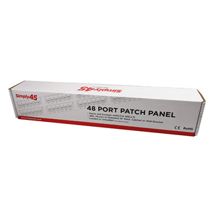 Cat5e 48 Port Loaded UTP Patch Panel S45-2548 (Pack of 2)