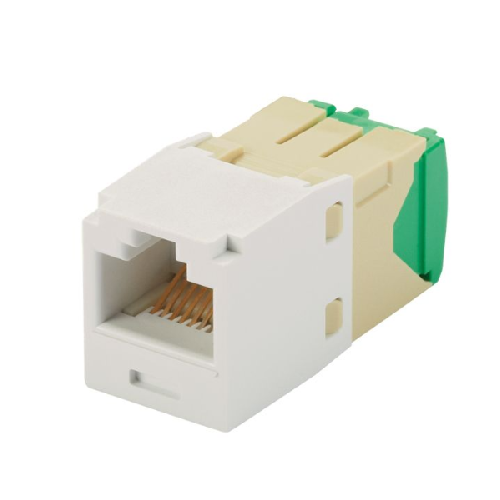 1 Port 28-30 AWG Mini-Com Cat6 Plus Jack Module TG Style UTP RJ45 CJT688TGAW