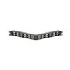 48 Port Mini-Com High Density Flush Mount Angled Modular Patch Panel 1RU CPPA48HDVNSWBL