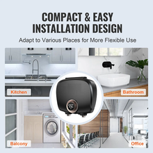 Calentador de agua instantáneo digital compacto 24/7 para lavabo y ducha KFU70