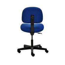 17" H - 22" H Desk Height Chair No Arms PL12-F-BLUE-312 Dark Blue