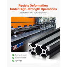 0.16 In  T Slot Aluminum Extrusion Anodized Linear Rail 1500mm (Pack of 5)