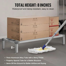 36In Aluminum Dunnage Rack, 1800 lbs Capacity – All-Welded, for Restaurants, Kitchens, and Garages (Welded Type)