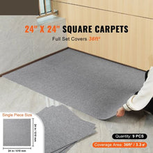 12 X 12 Ft Squares Self Adhesive Carpet Floor Tile for  Living Room and Bedroom SS-FTDT391-1212-12 (12 Pcs)
