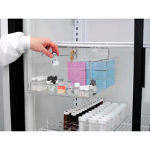 X-Large Sliding Door Single Lock, 3 Keys per Lock, Clear, Acrylic Refrigerator Lock Box 183010