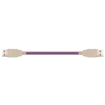 Igus USB9040210 (24awg-2C+20awg-2C) Type A/A Stranded Bare Copper Shield TC Braid 50V TPE USB 2.0 Bus Cable