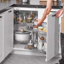 34 X 21 Inch 2 Tier Pull Out Cabinet Organizer Soft Close Slide Out Drawer for Kitchen DG-900