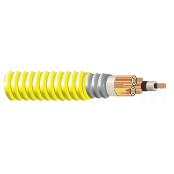 2 AWG 3C Type MV -105 Copper 8kV NLEPR Insulation 133% IL ARMOR-X Yellow PVC Jacket