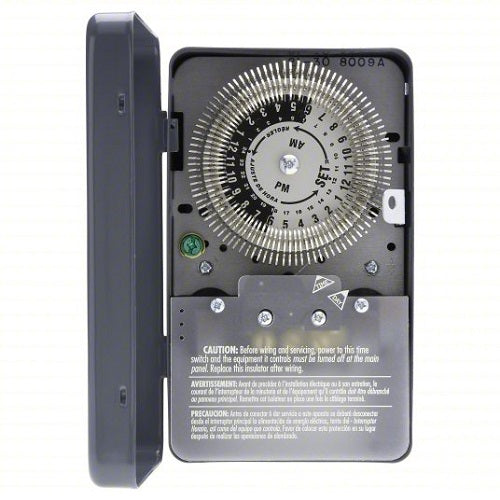 120, 208 to 277V AC 40Amp Electromechanical Timer 8009A