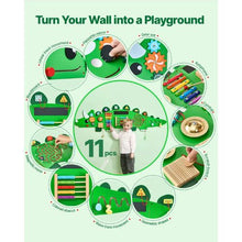 Dinosaur Activity Wall Panel 11 Montessori Sensory Toys for Kids 3-12 Ideal for Toddler Playroom or Classroom
