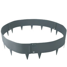 3 Inch x 16.25' Ft Steel Garden Edging Borders Hammer-in Edging Border Bendable Metal Landscape Edging for Yard (Pack of 5)