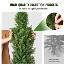 60 Inch Topiary Tree Faux Plant UV Decor Indoor and Outdoor Artificial Cedar SM-BS-150 (Pack of 5)