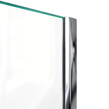 Frameless Pivot Shower Enclosure Prism Brushed Nickel SHEN-2134340-04