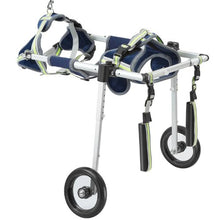 2 Wheels Dog Wheelchair and Back Legs Pet Wheelchair Injured Disabled for Dog Cart SS2-S