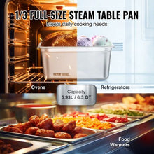 6-Inch Hotel Pans Stainless Steel Table Pan For Catering Storage Food UCT8136L-8 (Pack of 8)