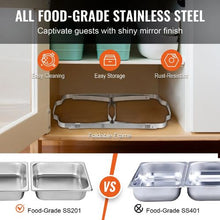 8-Qt Deep Table Pan For Catering Storage Food DT-C1012 (Pack of 2)