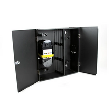 12 Adapter Wall Mount Fiber Patch Panel Double Door Fiber Distribution Enclosure FB36-2789WM12