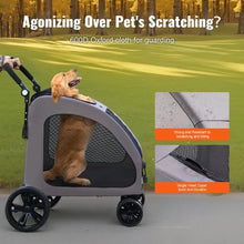4 Wheels Cat with Dog Carrier and Folding for Pet's DTC-909
