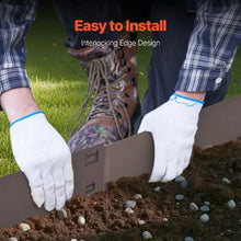 39 x 5 Inch Rust-Resistant Garden Edging Border Steel Landscape Edging  ZY-39X5-5Brown (Pack of 5)