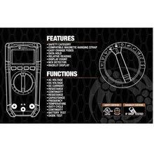 600V 12-Function Auto Ranging Multimeter built-in Ncv 10041N (Pack of 3)