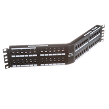 48 Port DataPatch Cat6 Plus Angled Punchdown Panel 2RU DPA48688TGY