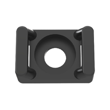 8 Hole Thread Size Nylon Screw-On Cable Tie Mount Black TM3S8-C0 (Pack of 100)