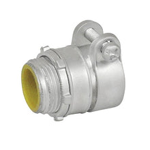 3/8" Flex/MC/AC Straight Squeeze Connectors With Insulated Box Zinc Die Cast SQZ-38I (Pack of 200)