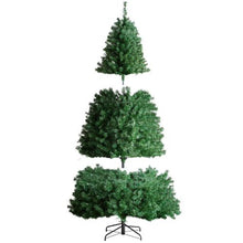 Prelit Flocked Artificial Christmas Tree Xmas with 550 Warm White LED Lights Decoration (7.5FT)