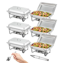 8 Qt Hotel Pans Stainless Steel Table Pan For Catering Storage Food DT-C1016 (Pack of 6)