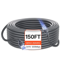 26 AWG Copper Core Compatible with Standard Rectangular V3 VEVOR 150FT Starlink Gen 3 Extension Cable