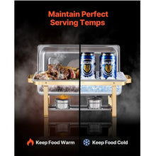 8-Qt Deep Table Pan For Catering Storage Food HZ-433B2 (Pack of 4)