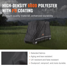 4 Passenger Golf Car Cover 600D Polyester Full Cover for Waterproof and Sunproof COV-21
