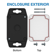 Flanged Base Plastic Box Enclosure For Wall/Surface Mount RBF32P04C08B