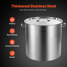 64 QT Stainless Steel Stockpot Cooking Basket for Kitchen SP64QT404506S