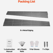 72 Inch Rust-Resistant Bendable for Yard Garden Metal Landscape Edging GE-L72in-8 (Pack of 8)