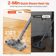 2000W Steam Cleaner Multipurpose Steamer with 27 Accessories for Carpet Floors Windows and Cars