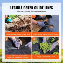 6 x 100' Ft Geotextile Fabric for Landscaping Woven PP Weed Control Fabric Weed Barrier Landscape Fabric 1.8*30.5-108