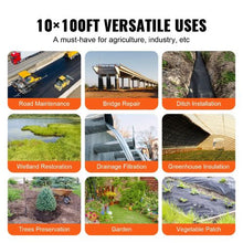 10 x 100' Ft 8OZ Ground Cover Weed Control Fabric Non-Woven Geotextile Fabric GDF-3.0*30.5-271