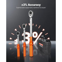 1/4, 1/2, 3/8 In Adjustable Torque Wrench Set with Adapters Extension HG-14381206