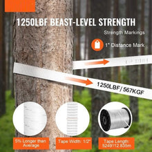 1/2" x 5249' Flat Rope Polyester Printed Webbing Cable Pulling Tape