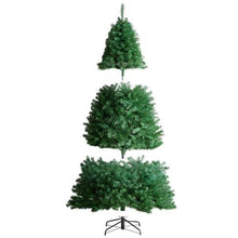 Prelit Flocked Artificial Christmas Tree Xmas for Home Party Office Decoration (7.5FT)