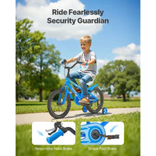 Kids 14" BMX Style Bike with Training Wheels – Easy-Assemble Bicycle for Boys & Girls (Rider Height 2.95–3.77 ft)