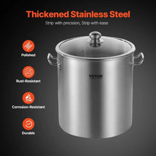 24 QT Stainless Steel Stockpot Cooking Basket for Kitchen SP24QT303307D