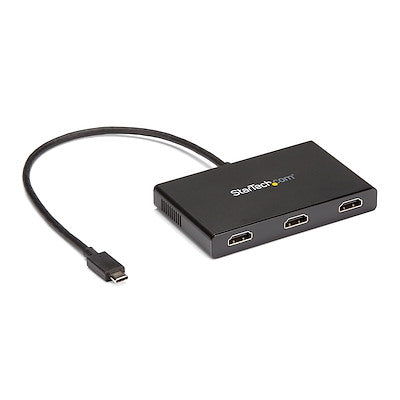 3-Port USB-C Multi-Monitor Adapter USB Type-C to 3x HDMI MST Hub Triple 1080p 60Hz HDMI