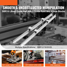 2000 mm Linear Guide Rail Set Slide Blocks (2 PCS) SBR16-C 2000L