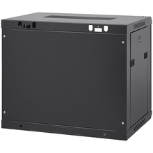 200 lbs Capacity 12U Wall Mount Server Cabinet with Locking Glass Door