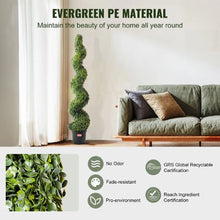 60 Inch  Artificial Boxwood Topiary Tree  for Home Decor Indoor/Outdoor (2 Pieces)
